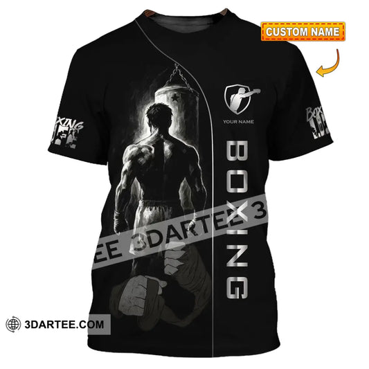 Unisex Shirt - Custom Strong Men Boxing Lover Sport Shirt T-shirt