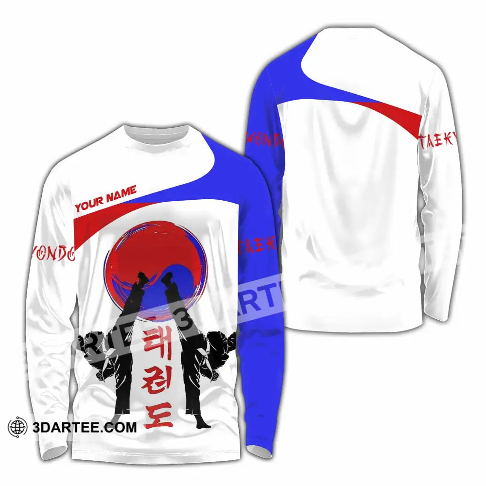 Unisex Shirt - Custom Teakwondo Lover Sport Shirt Long Sleeve Shirt / S T-shirt