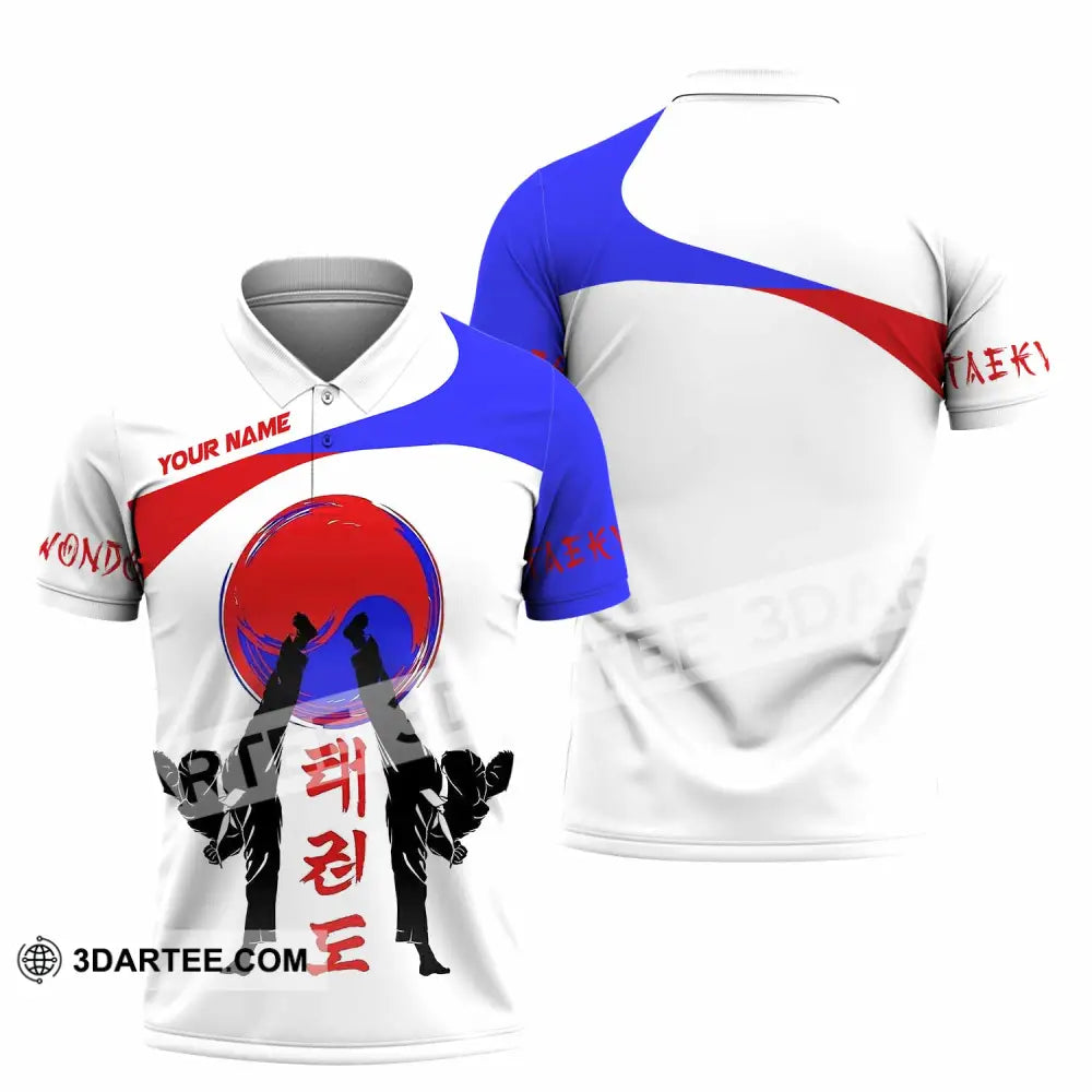 Unisex Shirt - Custom Teakwondo Lover Sport Shirt Polo Shirt / S T-shirt