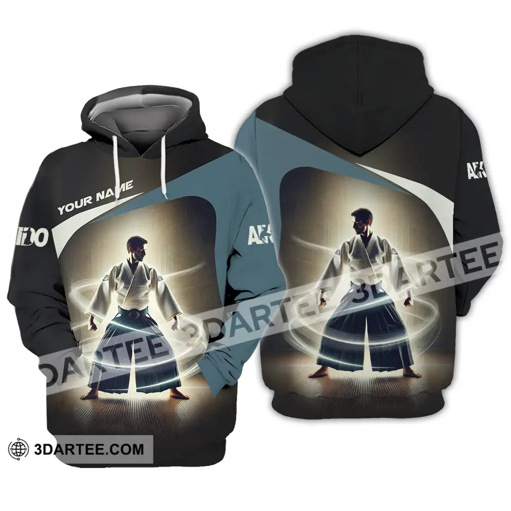 Unisex Shirt - Custom Text Aikido Hoodie / S T-Shirt