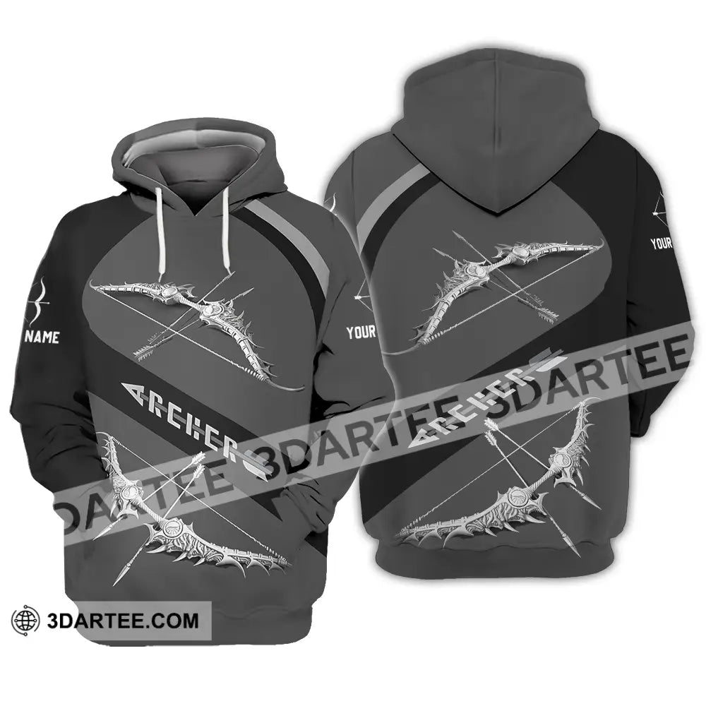 Unisex Shirt - Custom Text Archer Hoodie / S T-Shirt