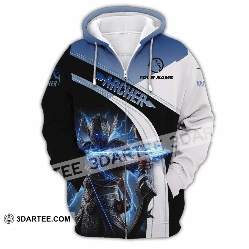 Unisex Shirt - Custom Text Shirt Archer Shirt Zipper Hoodie / S T-shirt