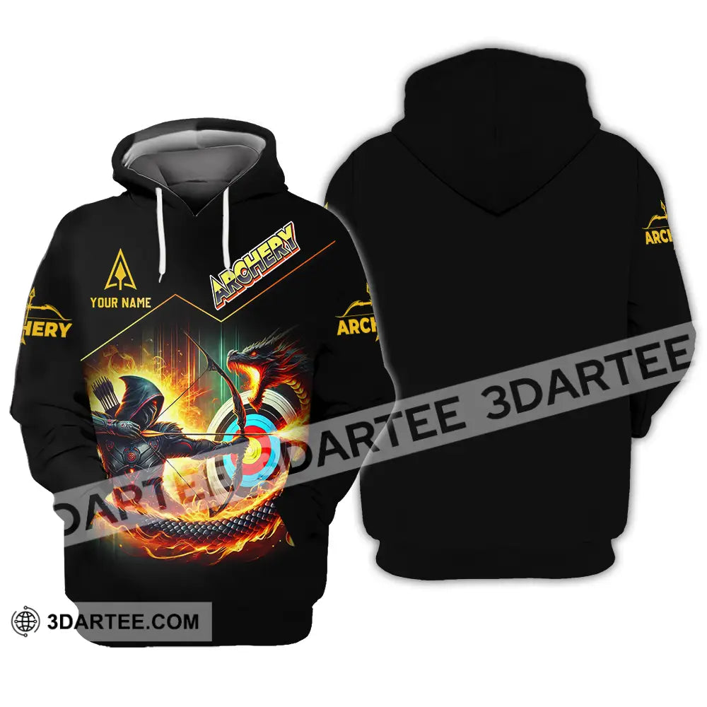 Unisex Shirt - Custom Text Archery Hoodie / S T-Shirt