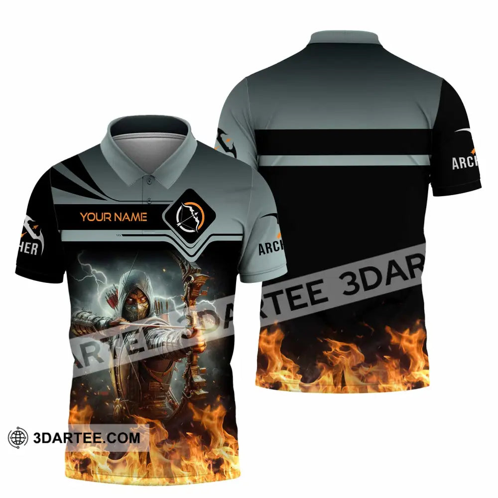 Unisex Shirt - Custom Text Shirt Archery Shirt Polo Shirt / S T-shirt