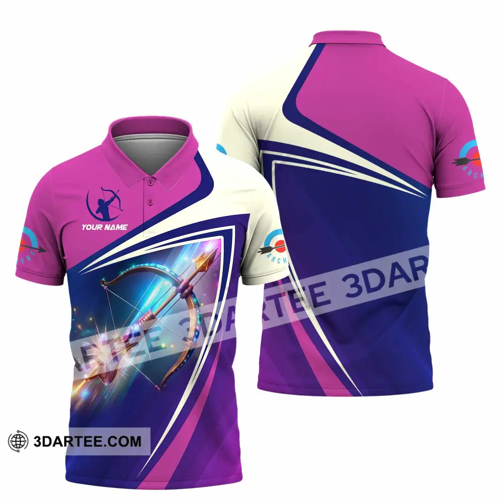 Unisex Shirt - Custom Text Shirt Archery Shirt Polo Shirt / S T-shirt
