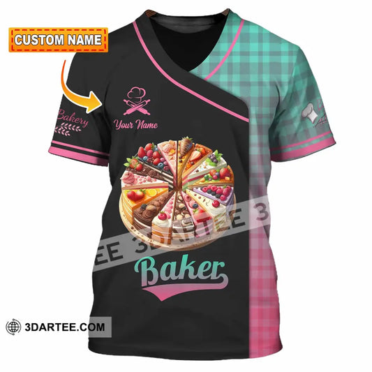 Unisex Shirt - Custom Text Baker T-Shirt