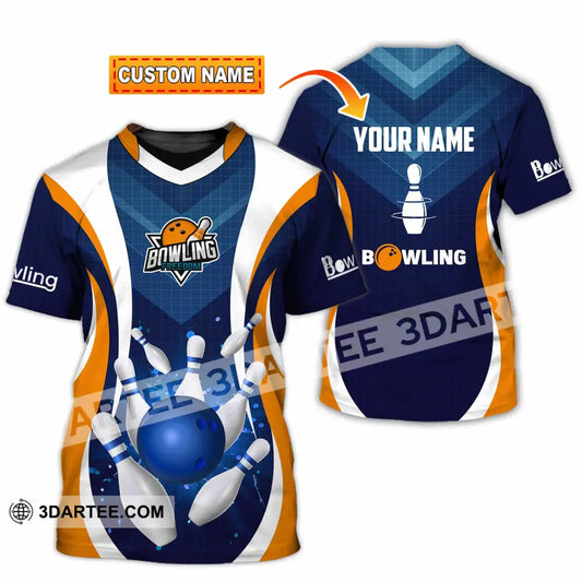 Unisex Shirt - Custom Text Shirt Bowling Shirt T-shirt