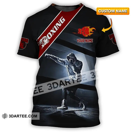 Unisex Shirt - Custom Text Boxing T-Shirt