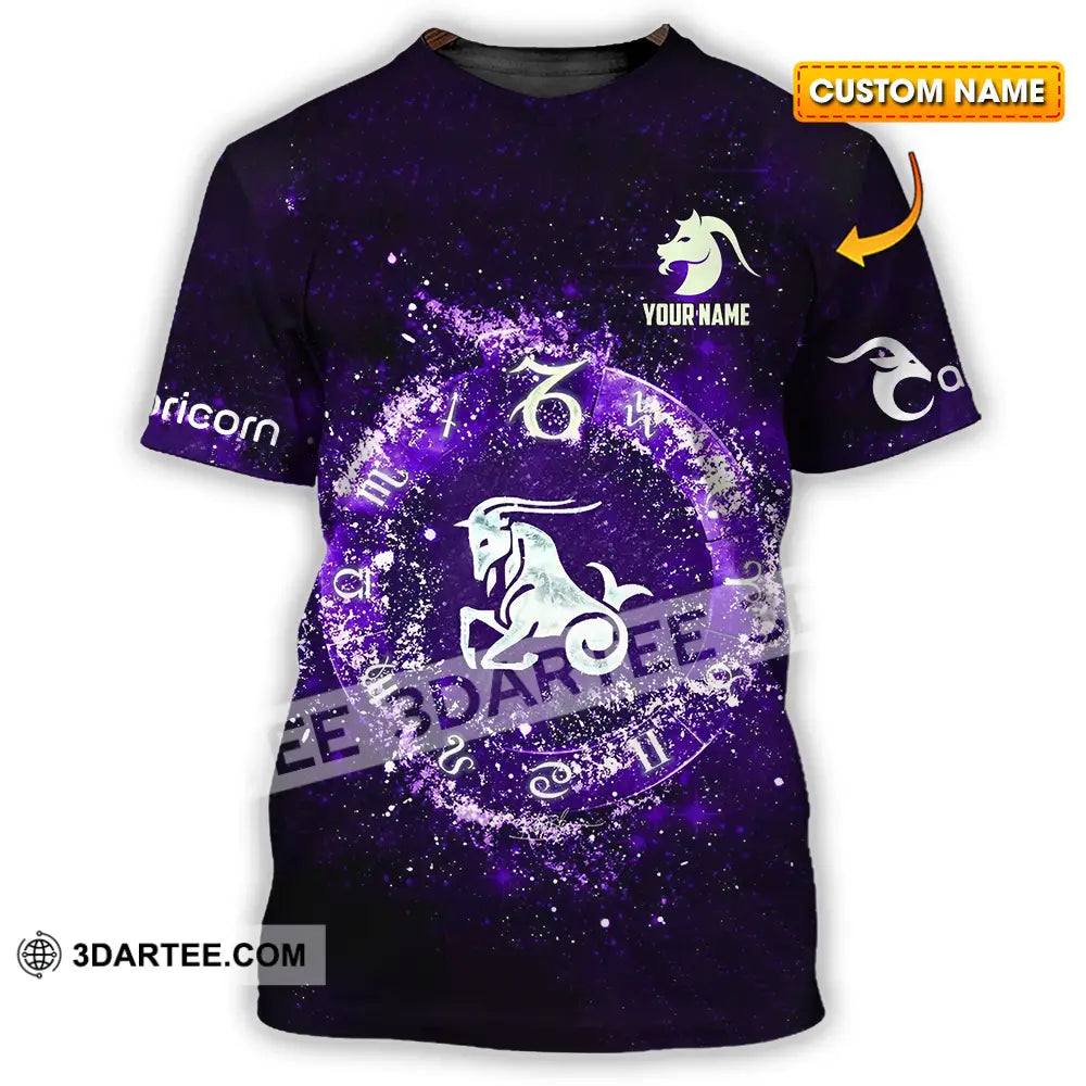 Unisex Shirt - Custom Text Capricorn T-Shirt