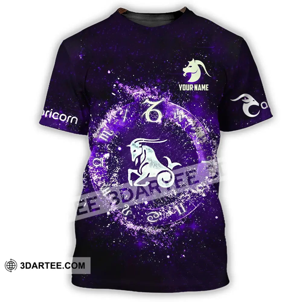Unisex Shirt - Custom Text Capricorn T-Shirt / S T-Shirt