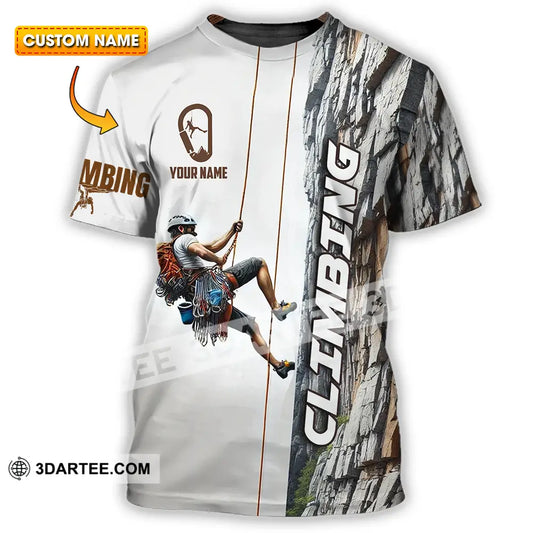 Unisex Shirt - Custom Text Climbing T-Shirt