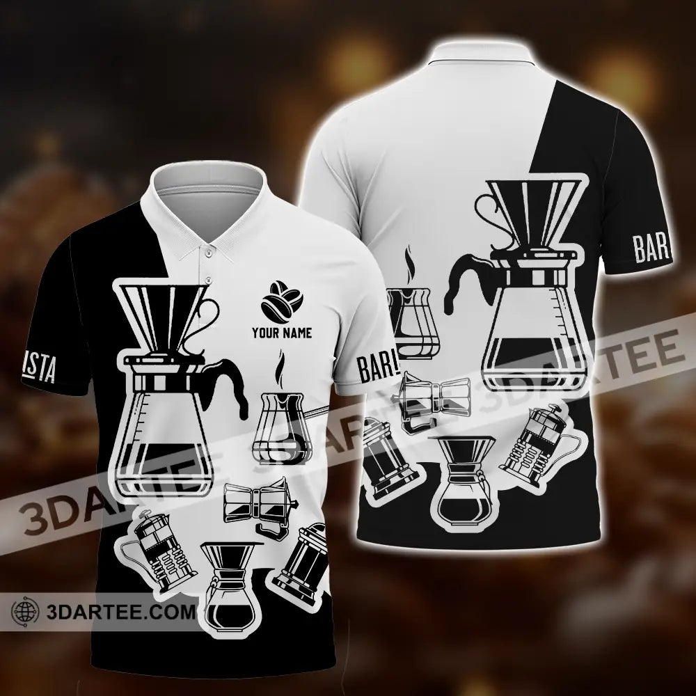 Unisex Shirt - Custom Text Shirt Coffee Shirt Polo Shirt / S T-shirt