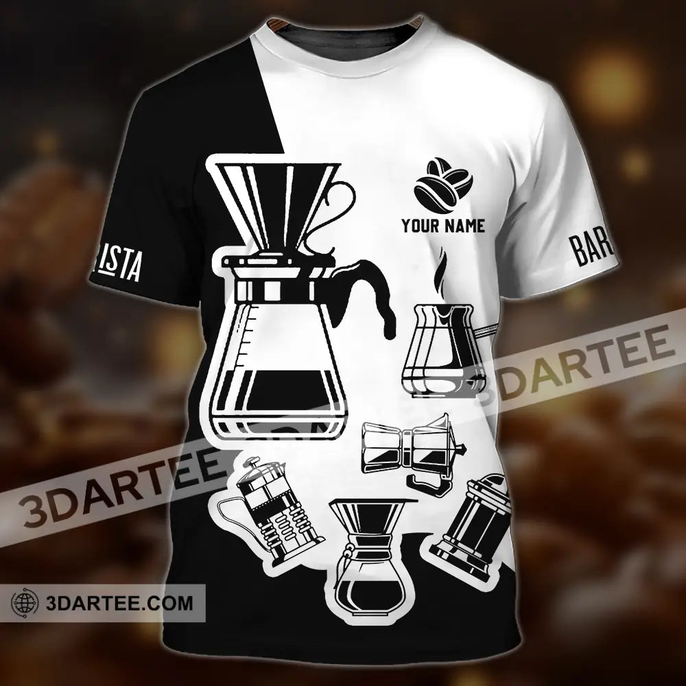 Unisex Shirt - Custom Text Shirt Coffee Shirt T-Shirt / S T-shirt