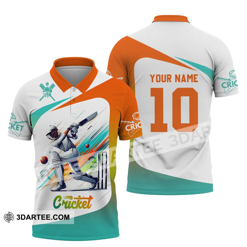 Unisex Shirt - Custom Text Shirt Cricket Shirt Polo Shirt / S T-shirt