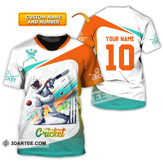 Unisex Shirt - Custom Text Shirt Cricket Shirt T-shirt