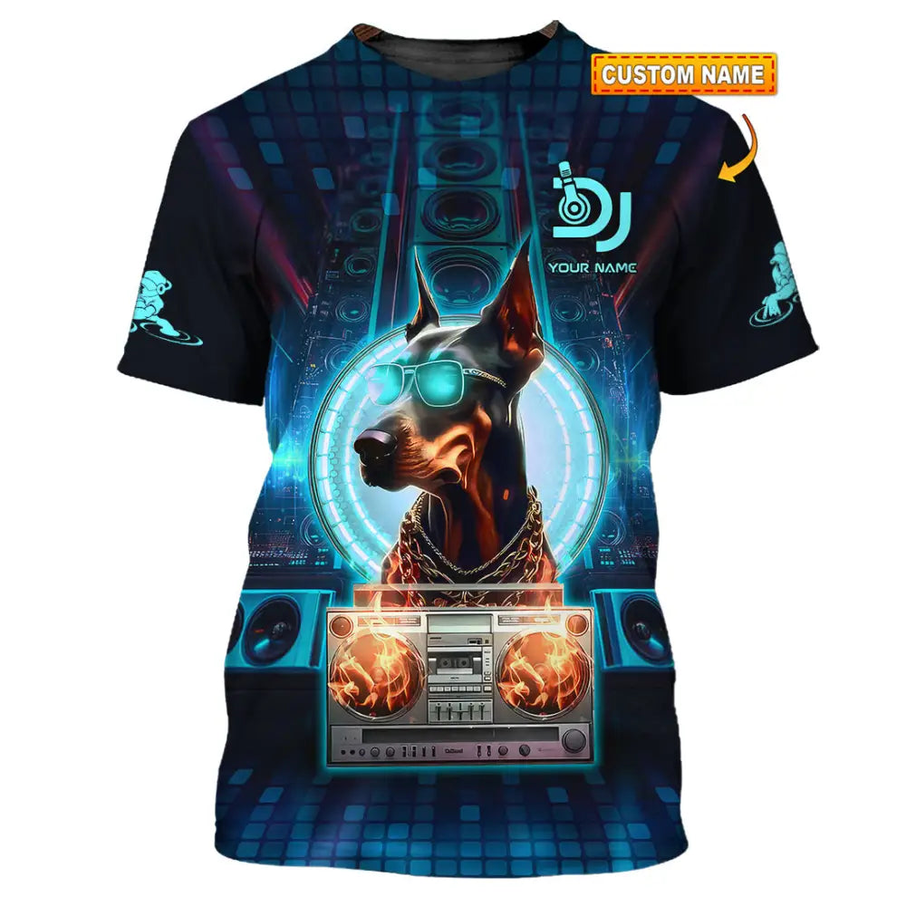 Unisex Shirt - Custom Text Shirt Disc Jockey T-shirt