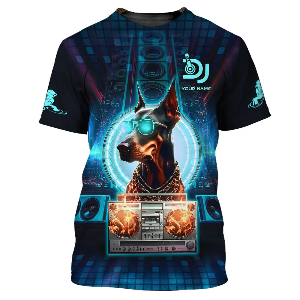 Unisex Shirt - Custom Text Shirt Disc Jockey T-Shirt / S T-shirt