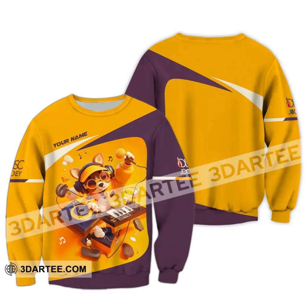 Unisex Shirt - Custom Text Shirt DJ Shirt Shirt Long Sleeve / S T-shirt