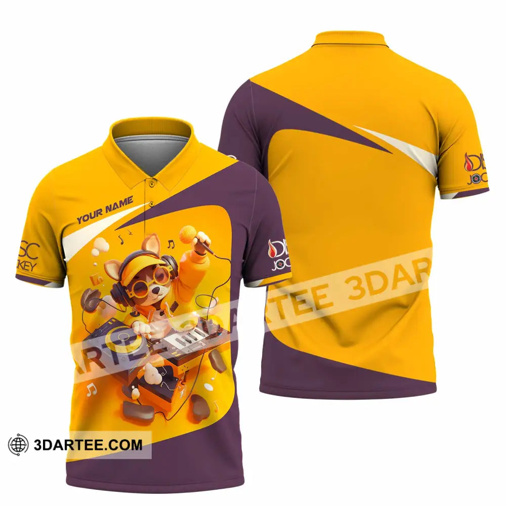 Unisex Shirt - Custom Text Shirt DJ Shirt Shirt Polo Shirt / S T-shirt