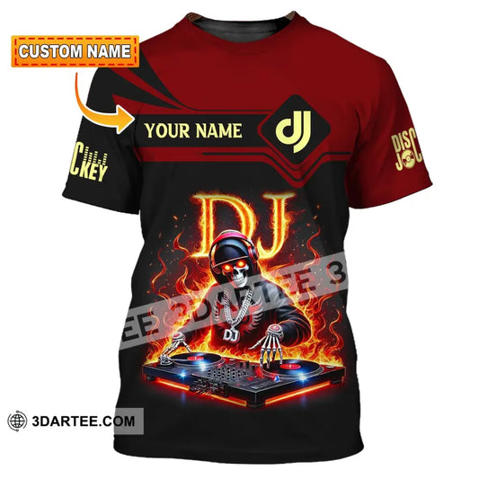 Unisex Shirt - Custom Text Dj T-Shirt