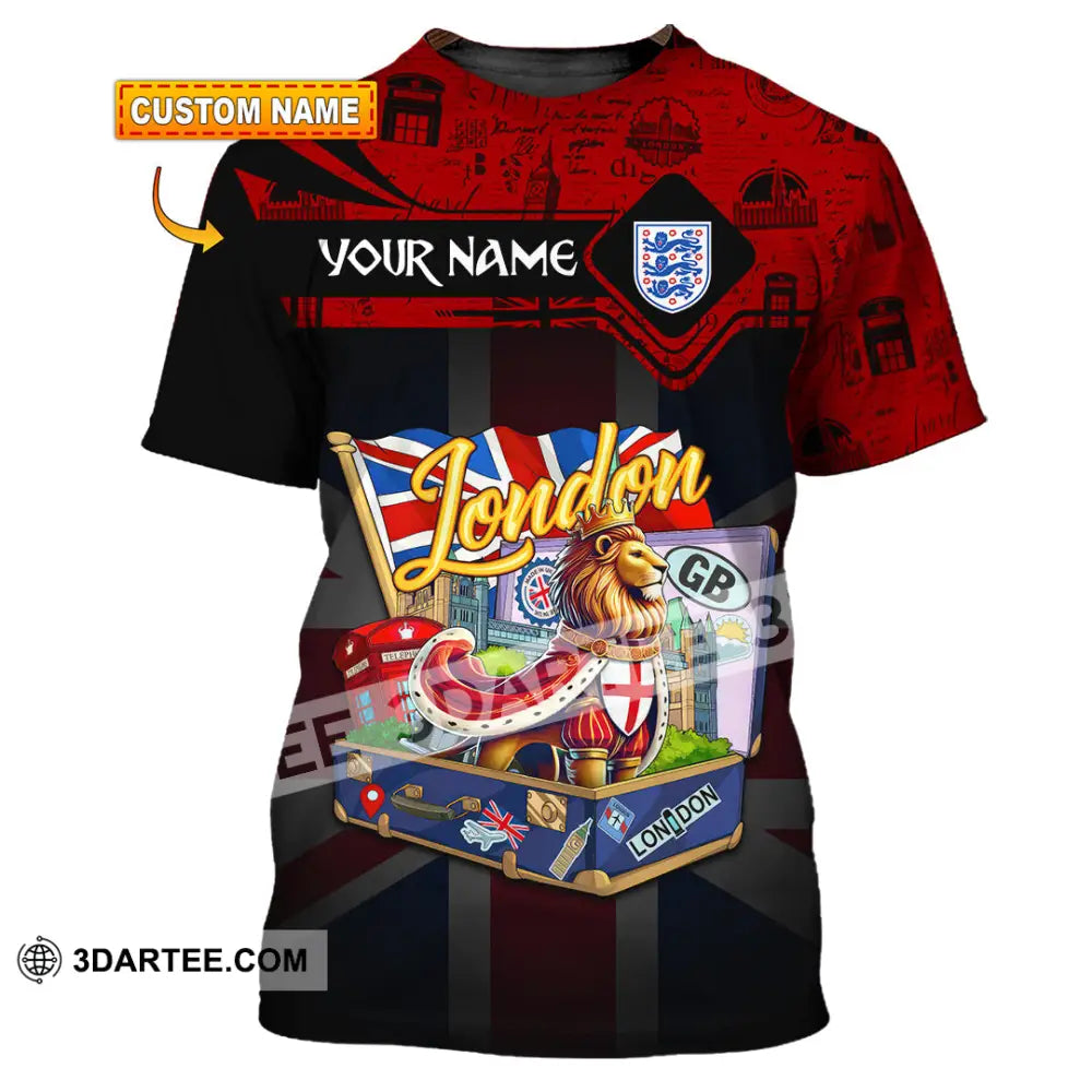 Unisex Shirt - Custom Text Shirt England Shirt T-shirt