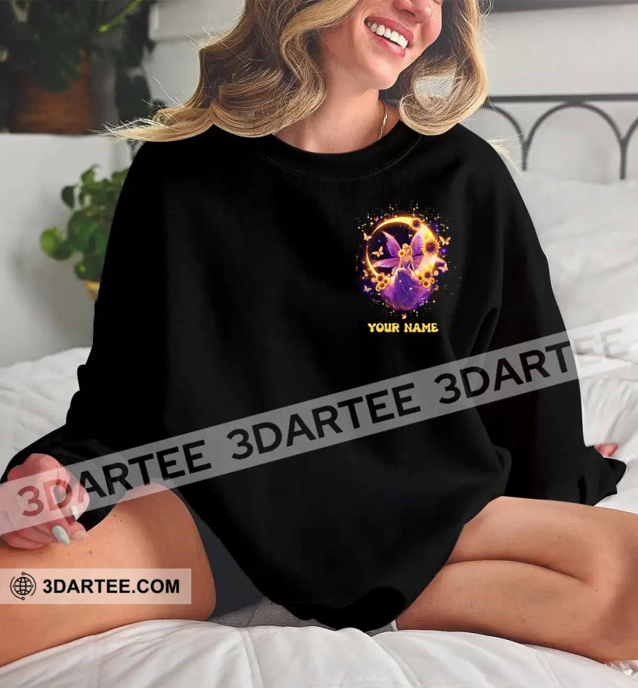 Unisex Shirt - Custom Text Shirt Fly To The Moon Let Me Play Among The Stars Hippie Shirt T-shirt