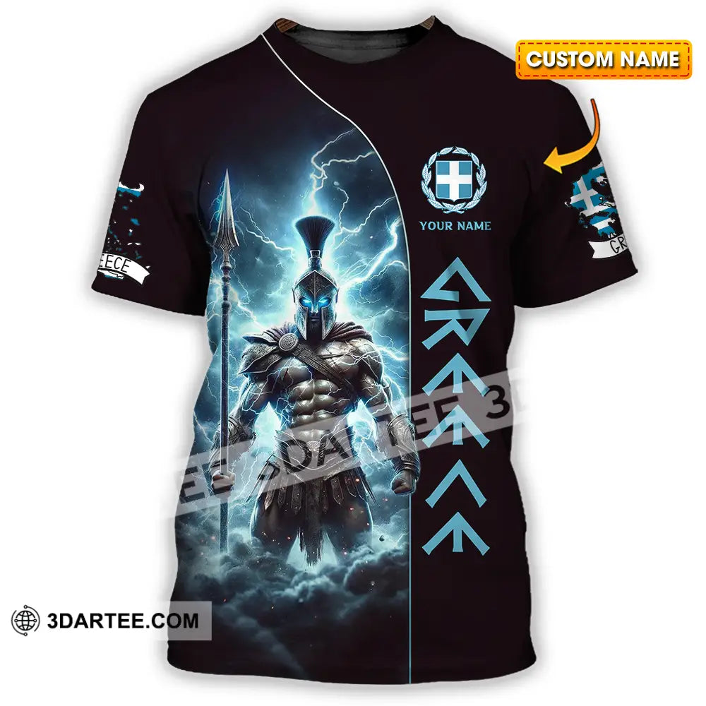Unisex Shirt - Custom Text Greece T-Shirt