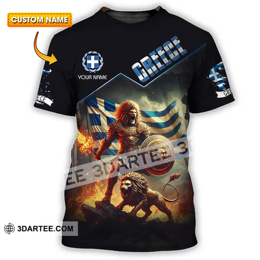 Unisex Shirt - Custom Text Greece T-Shirt