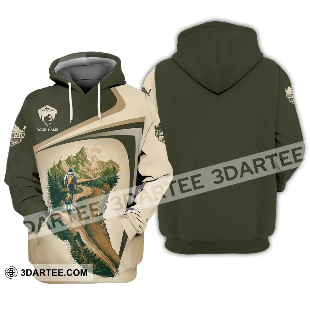 Unisex Shirt - Custom Text Shirt Hiking Hoodie / S T-shirt