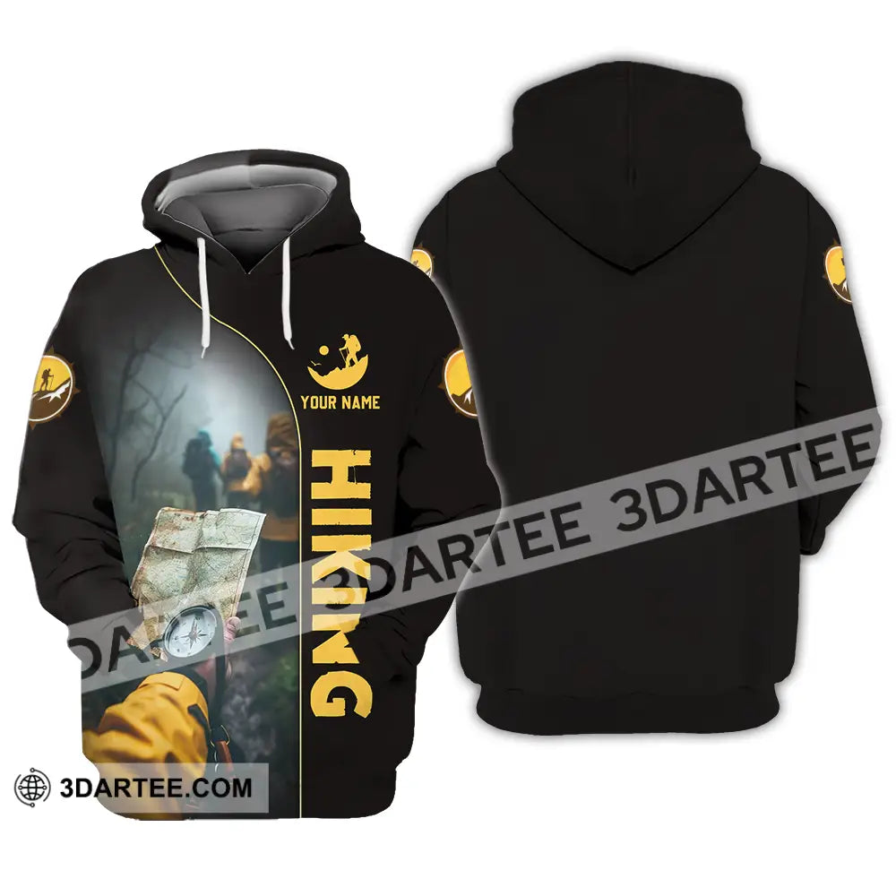 Unisex Shirt - Custom Text Shirt Hiking Shirt Hoodie / S T-shirt