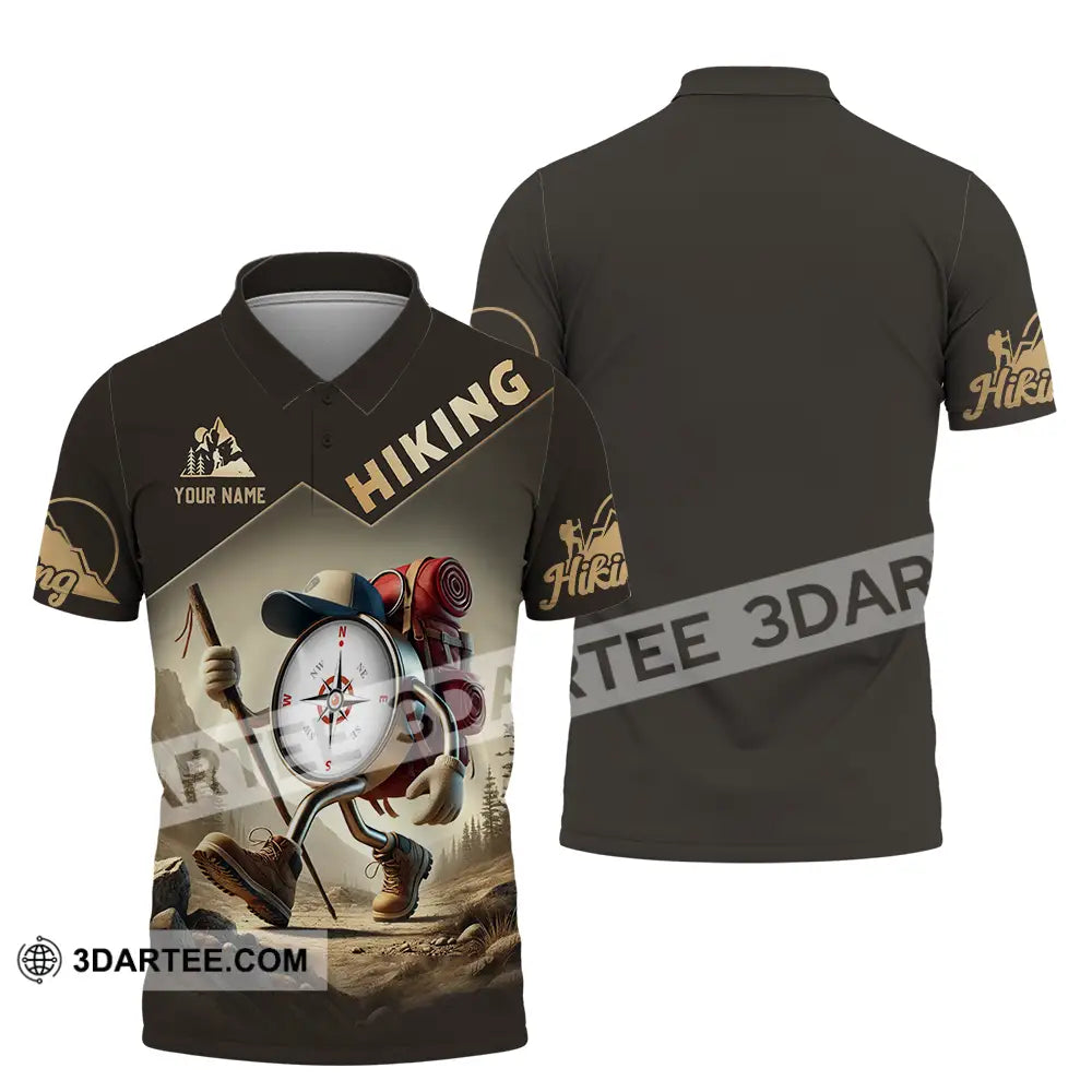 Unisex Shirt - Custom Text Shirt Hiking Shirt Polo Shirt / S T-shirt