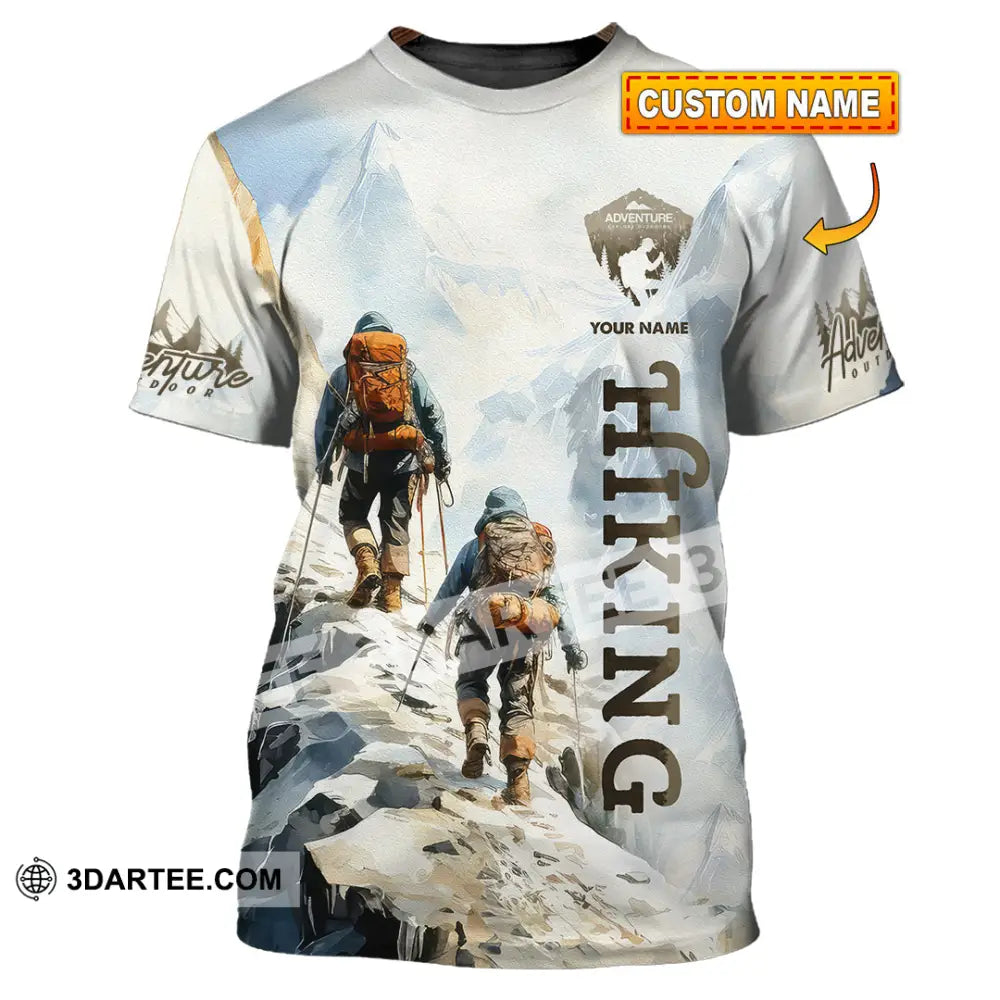Unisex Shirt - Custom Text Shirt Hiking T-shirt