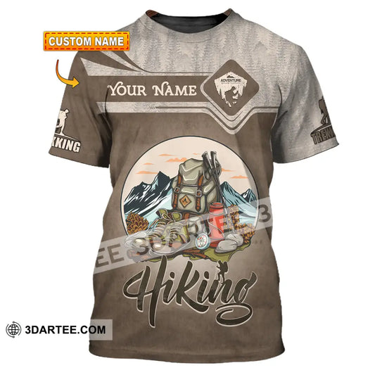 Unisex Shirt - Custom Text Shirt Hiking T-shirt