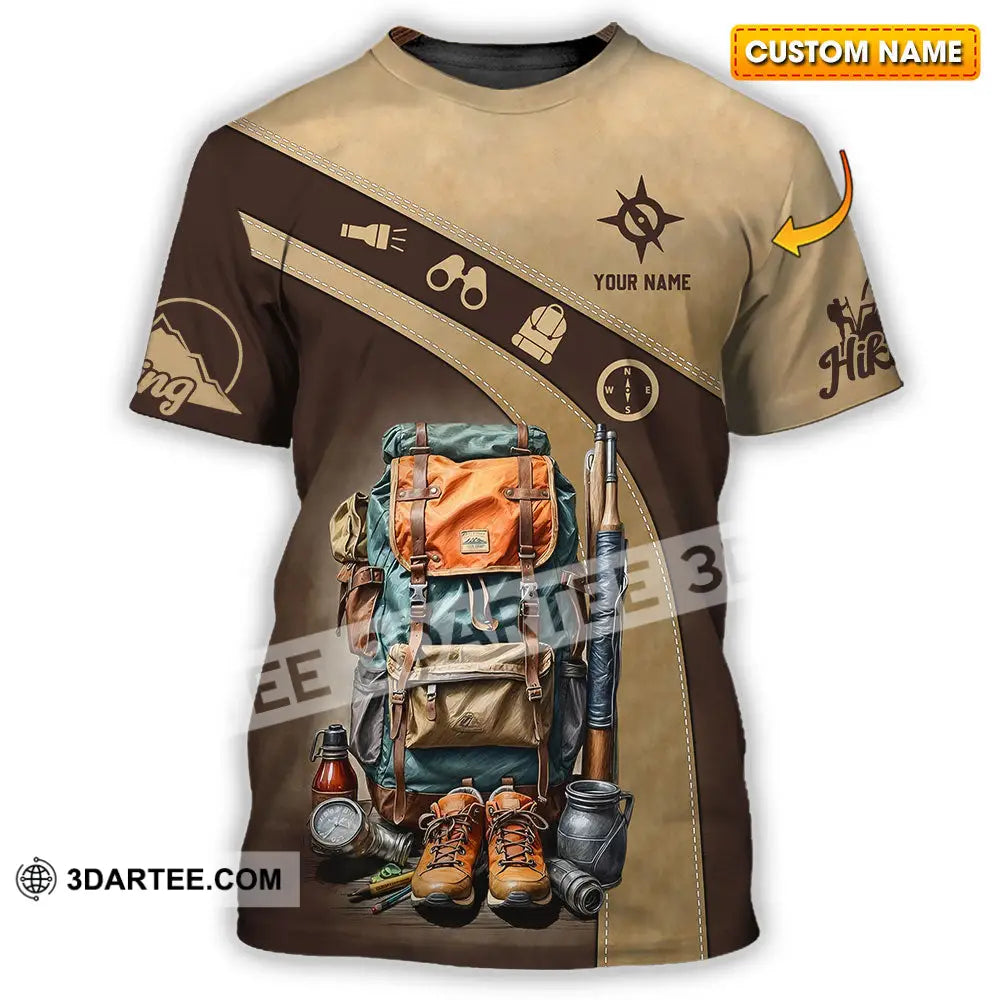 Unisex Shirt - Custom Text Shirt Hiking Shirt T-shirt