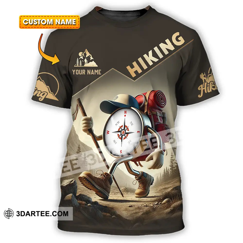 Unisex Shirt - Custom Text Shirt Hiking Shirt T-shirt