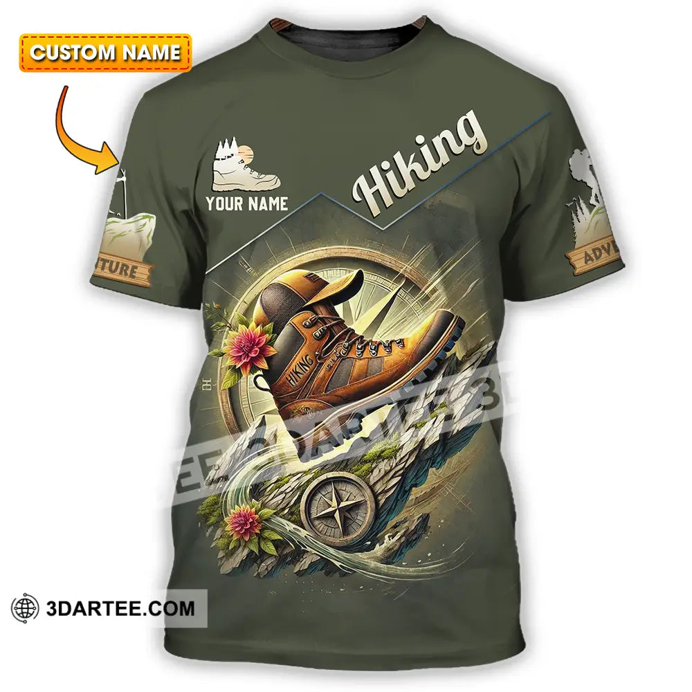 Unisex Shirt - Custom Text Shirt Hiking T-shirt