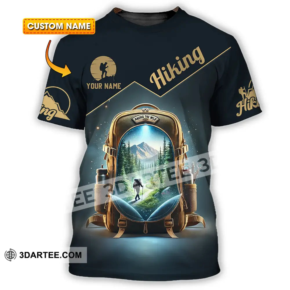 Unisex Shirt - Custom Text Shirt Hiking Shirt T-shirt