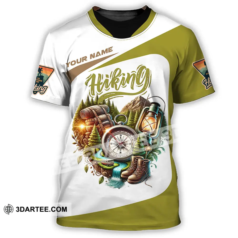 Unisex Shirt - Custom Text Shirt Hiking Shirt T-Shirt / S T-shirt