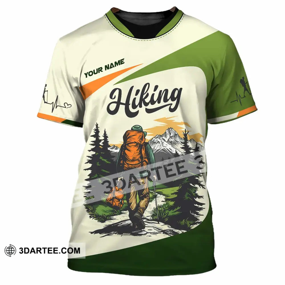 Unisex Shirt - Custom Text Shirt Hiking Shirt T-Shirt / S T-shirt