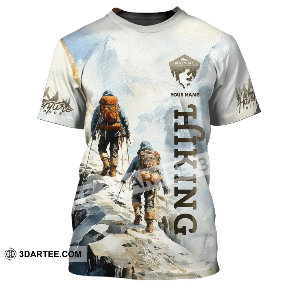 Unisex Shirt - Custom Text Shirt Hiking T-Shirt / S T-shirt