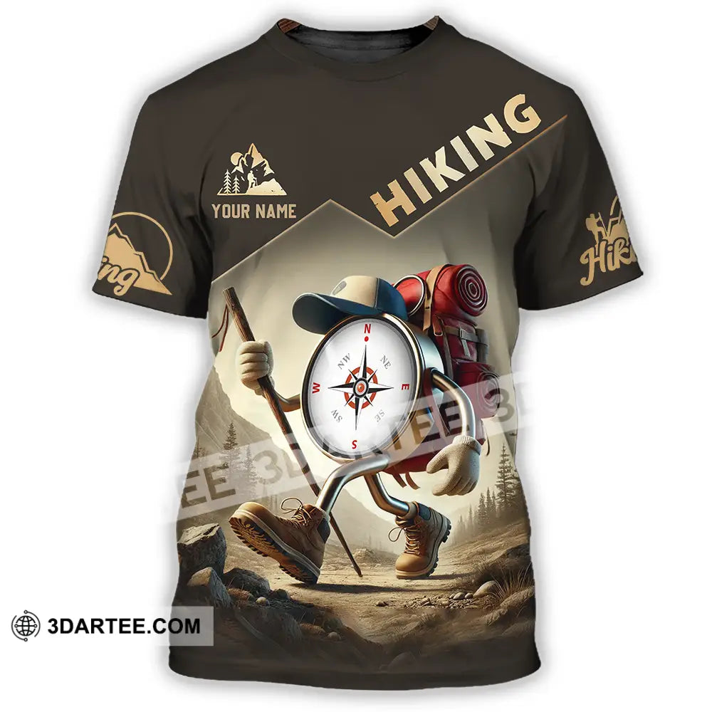 Unisex Shirt - Custom Text Shirt Hiking Shirt T-Shirt / S T-shirt