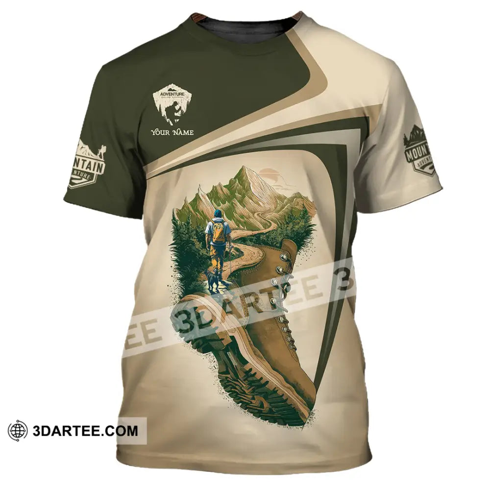 Unisex Shirt - Custom Text Shirt Hiking T-Shirt / S T-shirt