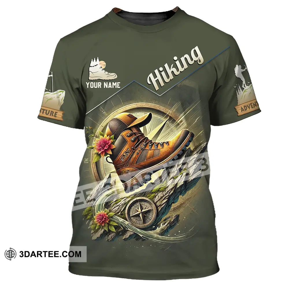 Unisex Shirt - Custom Text Shirt Hiking T-Shirt / S T-shirt