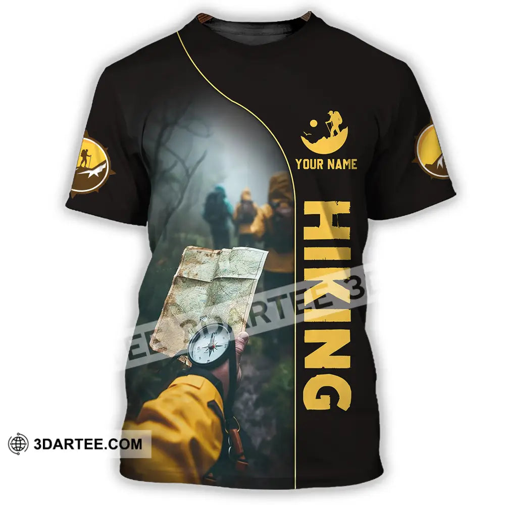 Unisex Shirt - Custom Text Shirt Hiking Shirt T-Shirt / S T-shirt