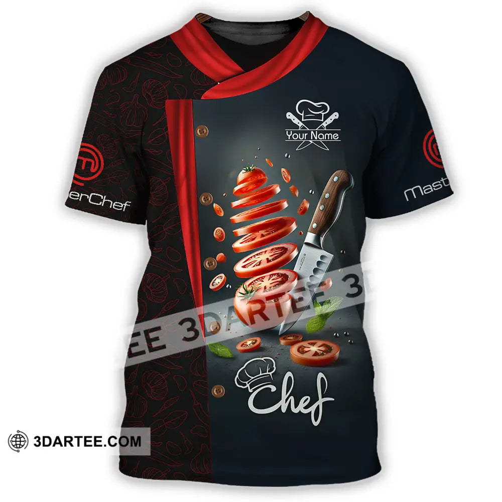 Unisex Shirt - Custom Text Shirt Master Chef Shirt T-Shirt / S T-shirt
