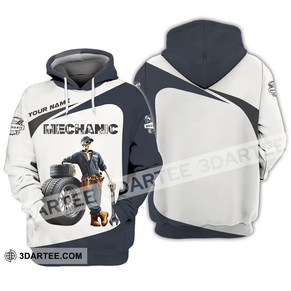 Unisex Shirt - Custom Text Mechanic Hoodie / S T-Shirt