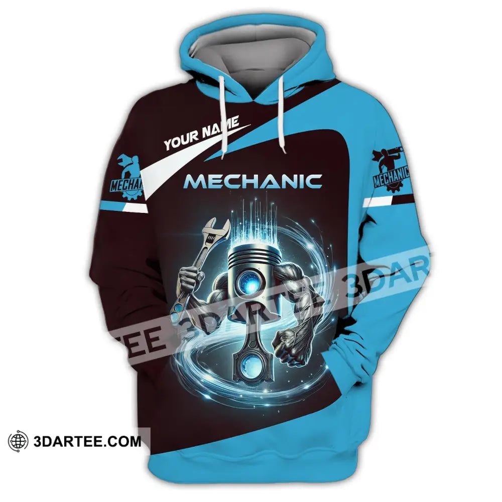 Unisex Shirt - Custom Text Mechanic Hoodie / S T-Shirt