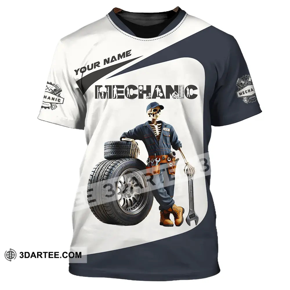 Unisex Shirt - Custom Text Mechanic T-Shirt / S T-Shirt