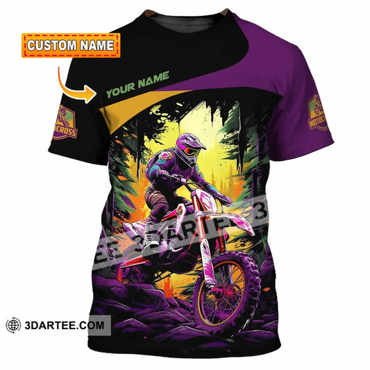 Unisex Shirt - Custom Text Shirt Mountain Bike Shirt T-shirt