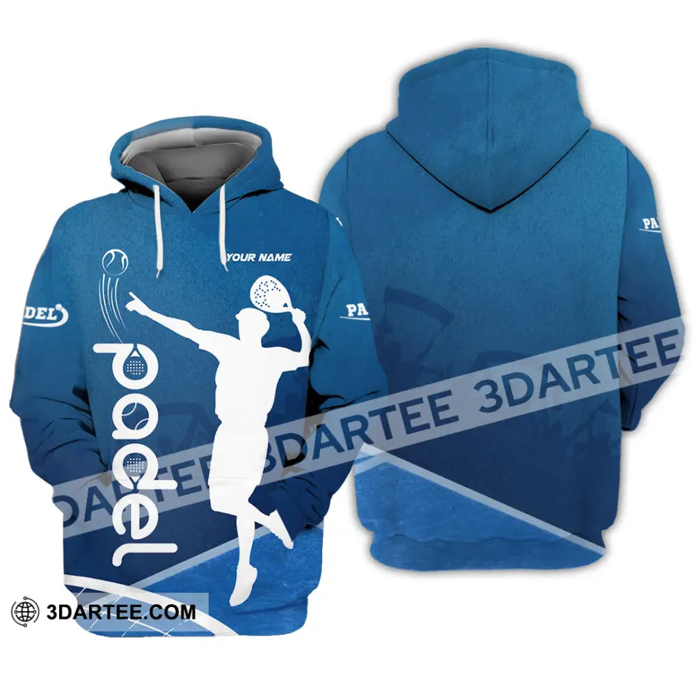 Unisex Shirt - Custom Text Shirt Padel Shirt Hoodie / S T-shirt